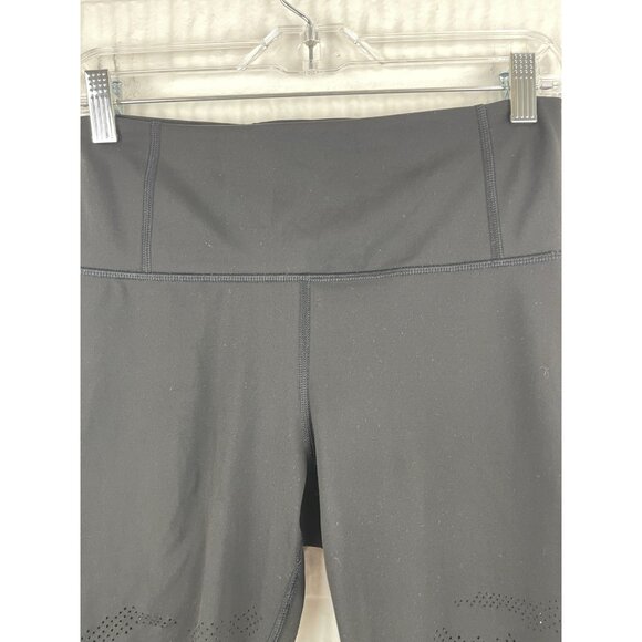 Athleta Leggings Size Small Persistence Laser Cut 7/8 Tight Black Workout - Picture 5 of 11